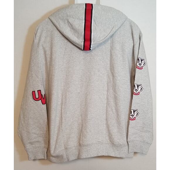 Winconsin Badgers Wear by Erin Andrews Full Zip Hoodie Womens's 2XL - Picture 5 of 7